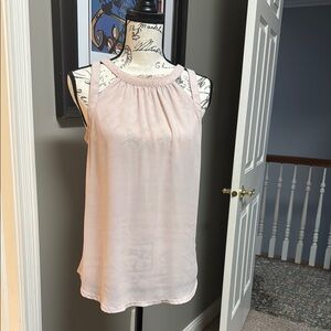 Elegant Cream Sleeveless Top